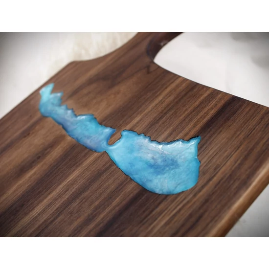 Kép 6/9 - ELKELT - 'Balaton' 26 -  Dió tálaló/vágódeszka